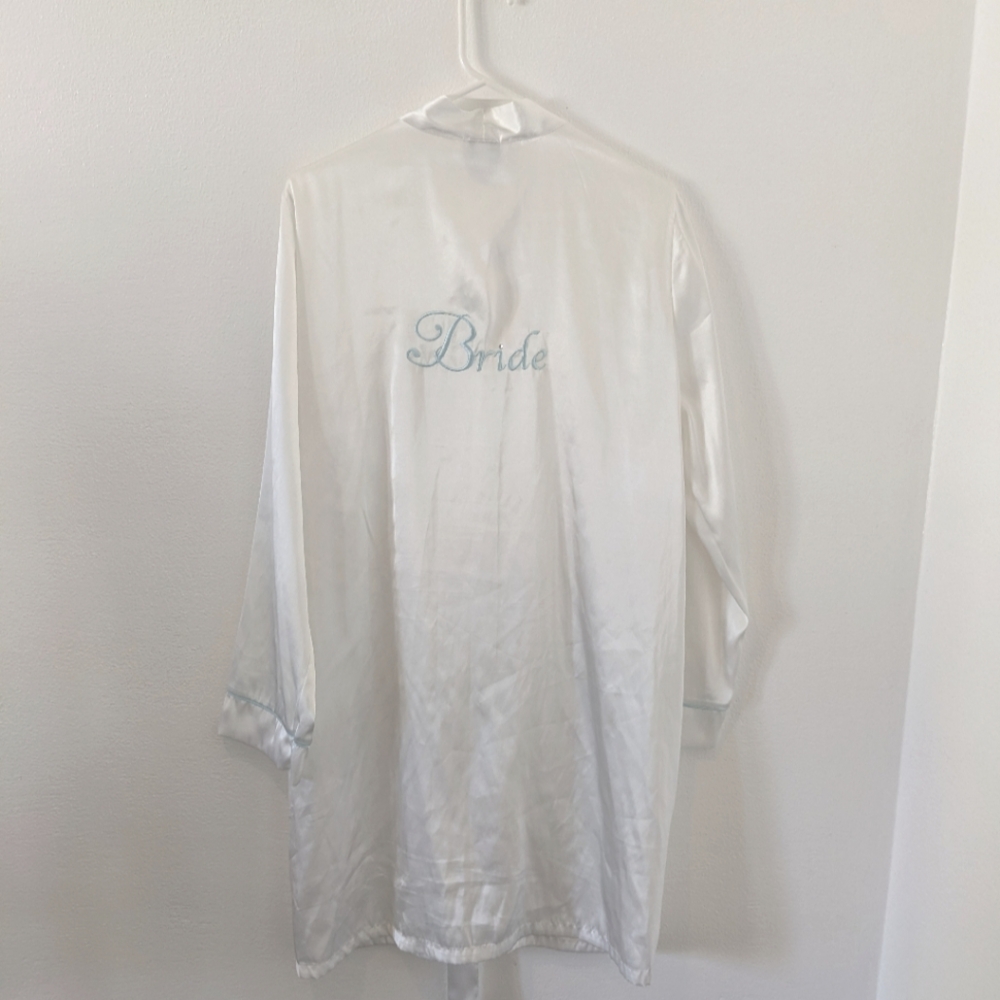Satin "Bride" robe